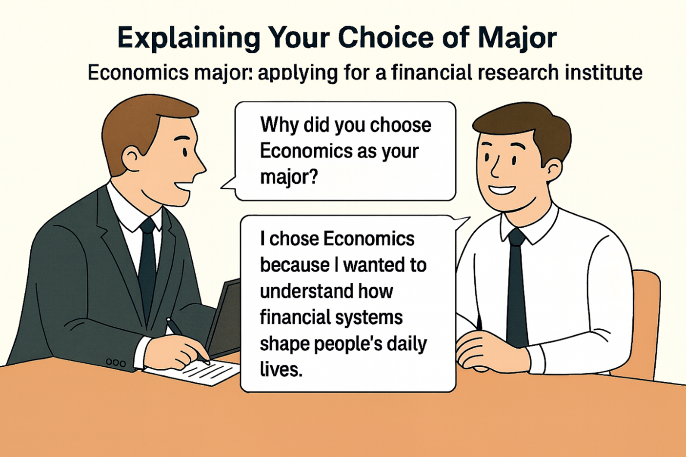 전공 선택 이유 (EXplaining Your Choice of Major)