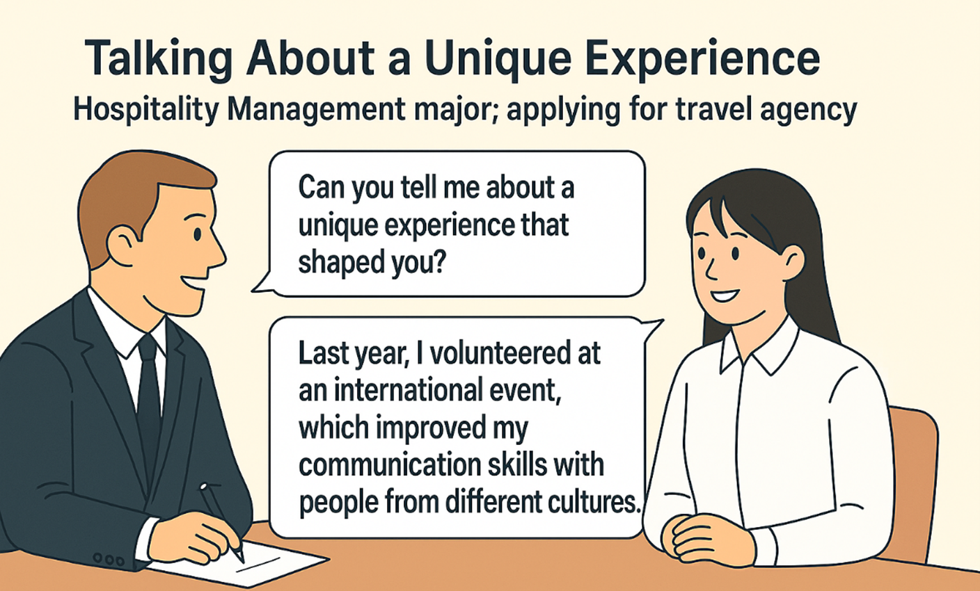 특별한 경험 나누기 (Talking About a Unique Experience)