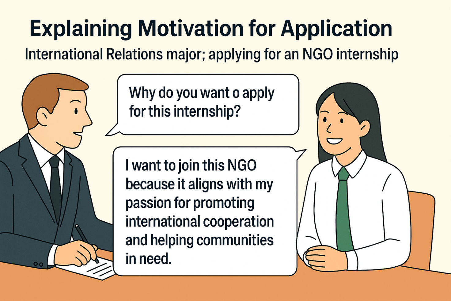 지원 동기 설명 (Explaning Motivation for Application)