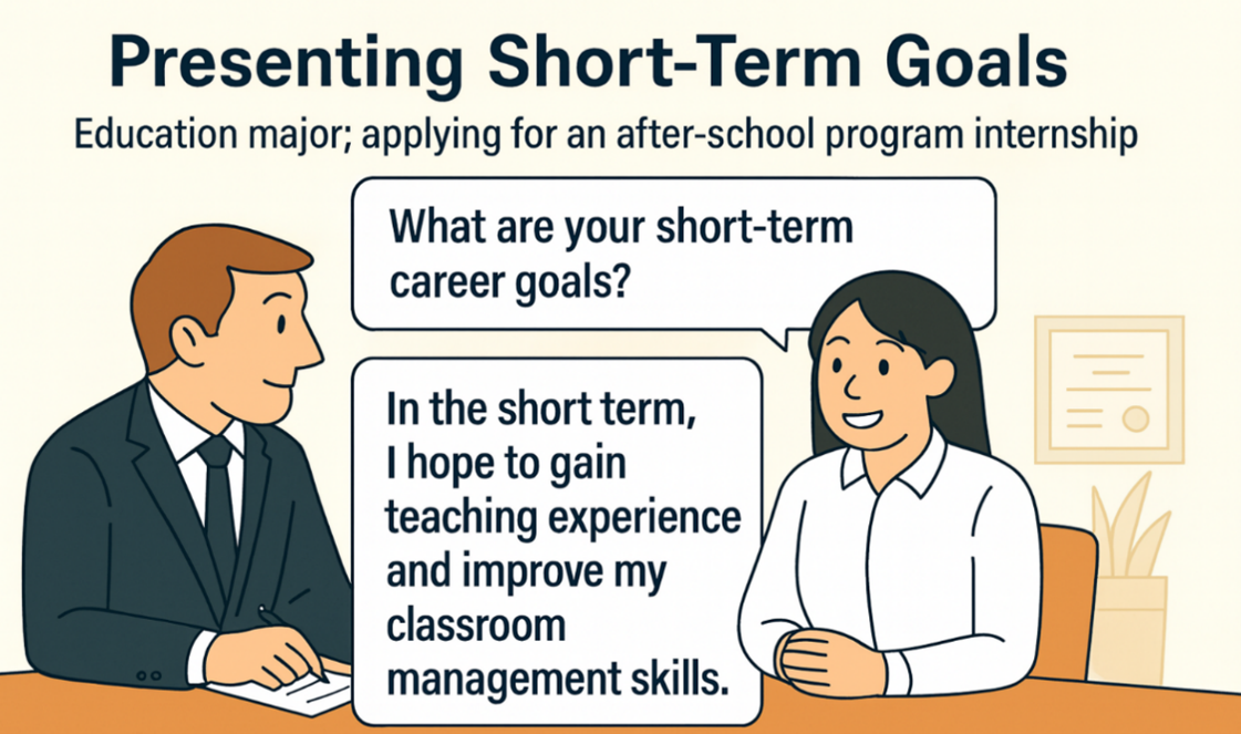 단기 목표 제시 (Presenting Short-Term Goals)