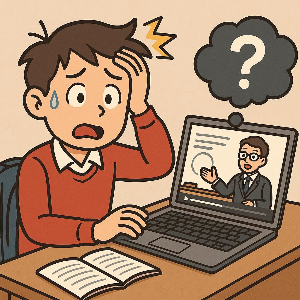 (학업 관련 커뮤니케이션) 온라인 수업 오류 해결하기