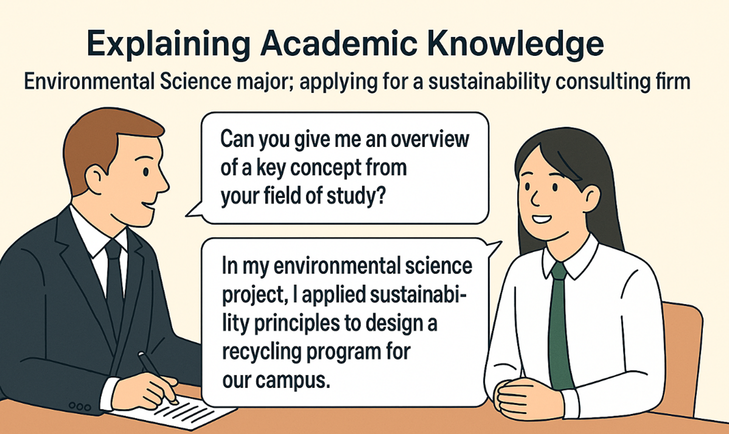 전공 지식 설명 (Explaning Academic Knowledge)