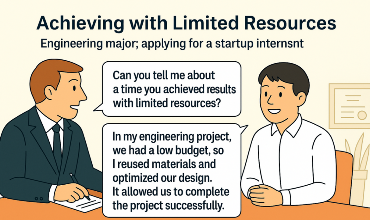제한된 자원으로 성과 (Achieving to Limited Resources)