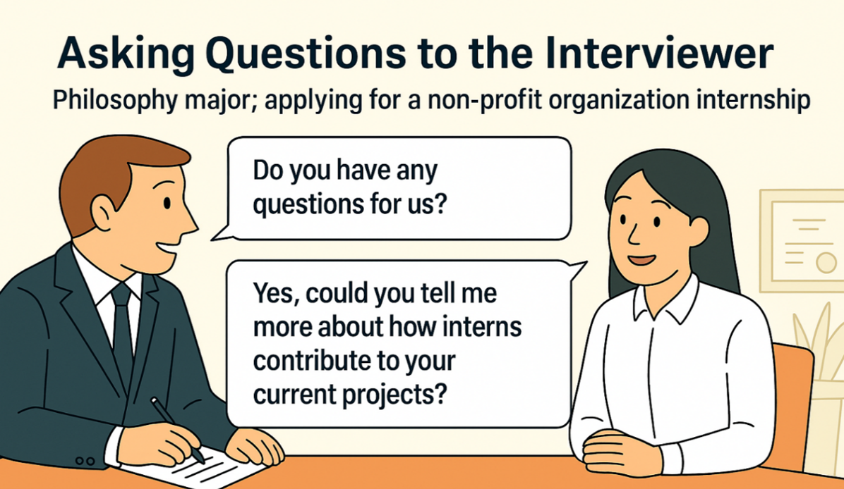 면접관에게 질문하기 (Asking Questions to the Interviewer)